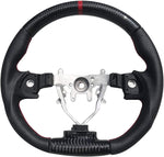 D-Shaped Steering Wheel for Subaru WRX STI 2008-2014 Models I Strong & Stylish I Easy to Install I Steering Wheel Replacement I Designed to Fit Perfectly I Size:350mm