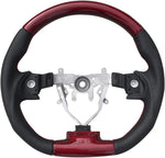 D-Shaped Steering Wheel for Subaru WRX STI 2008-2014 Models I Strong & Stylish I Easy to Install I Steering Wheel Replacement I Designed to Fit Perfectly I Size:350mm