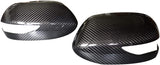 Carbon Fiber Mirror Cover Cap for SUBARU WRX STI 2008-2014 USDM With Blinkers Indicator Signal Light Version | Decorative Overlay trim | Lightweight Strong with U-Resistant Clear Coating