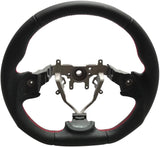D-Shaped Steering Wheel for Subaru WRX STI 2008-2014 Models I Strong & Stylish I Easy to Install I Steering Wheel Replacement I Designed to Fit Perfectly I Size:350mm