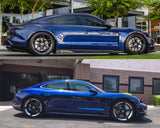 VR Aero Chrome Delete Vinyl Kit Gloss Black Porsche Taycan