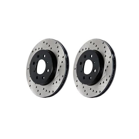 StopTech Front Cross-Drilled SportStop Rotor (1 Rotor) Honda Civic Type R 2017-2019 (120.40101)