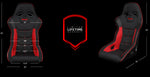 FALCON X SERIES FIA CERTIFIED FIXED BACK RACING SEAT