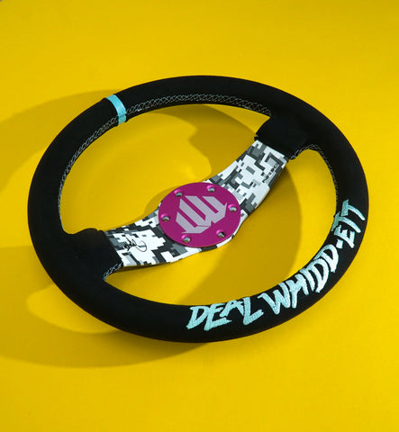 "DEAL WHIDD-ETT" SIGNATURE STEERING WHEEL