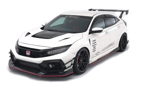 VARIS ARISING-II FRONT BUMPER SET (4PC) FOR 2017-19 HONDA CIVIC TYPE R [FK8]