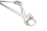 PLM 3 Point Front Strut Tower Bar for EG / EK/ DC2 (Raw Aluminum)