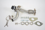 PLM Power Driven Subaru 3-Bolt EWG Up Pipe with Turbosmart WG40 Gen V Wastegate (Black)