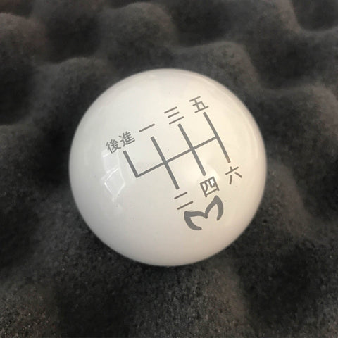GLOSS WHITE WEIGHTED - 6 SPEED EVIL M JAPANESE