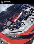 PLM Turbo Inlet Pipe Kit Stainless Burnt Blue - 2017+ FK8 Civic Type R