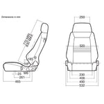 Recaro Specialist S 3 Point (Without Armrest)