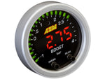 AEM X-Series Boost Pressure Gauge -30-60psi / -1-4bar  Accessory Kit Silver Bezel & White Faceplate