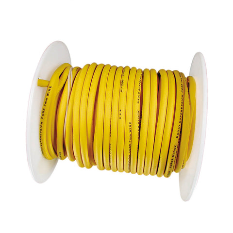 ACCEL Spark Plug Wire Roll - Super Stock - Copper Core - 7MM  - 100Ft - Yellow