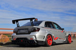 WIDEBODY VER. 2 REAR FENDERS +38MM (9PC) FOR 2007-14 SUBARU WRX SEDAN [GVB]