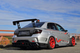 WIDEBODY VER. 2 REAR FENDERS +38MM (9PC) FOR 2007-14 SUBARU WRX SEDAN [GVB]