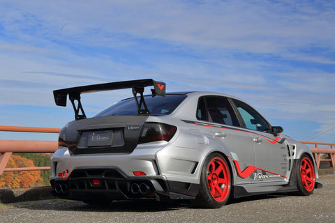 WIDEBODY VER. 2 REAR FENDERS +38MM (9PC) FOR 2007-14 SUBARU WRX SEDAN [GVB]