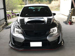 FRONT BUMPER VER.2?WIDE FENDER UNDER LIP FOR 2007-14 SUBARU WRX [GVB]
