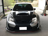 FRONT BUMPER VER.2?WIDE FENDER UNDER LIP FOR 2007-14 SUBARU WRX [GVB]