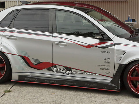 WIDEBODY BIG UNDER BOARD AIR FLOWING GUARD FOR 2007-14 SUBARU WRX [GVB]