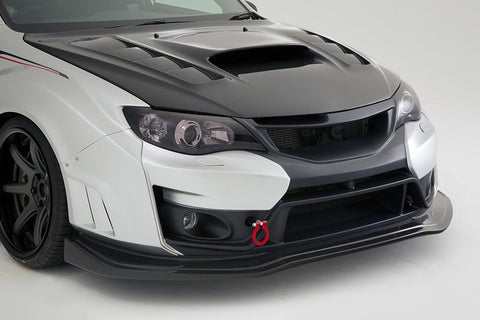 FRONT BUMPER VER.2?WIDE FENDER UNDER LIP FOR 2007-14 SUBARU WRX [GVB]