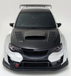 FRONT BUMPER VER.2?WIDE FENDER UNDER LIP FOR 2007-14 SUBARU WRX [GVB]