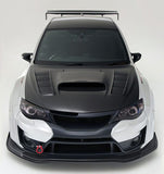FRONT BUMPER VER.2?WIDE FENDER UNDER LIP FOR 2007-14 SUBARU WRX [GVB]