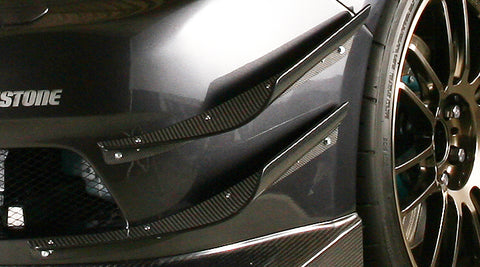 VARIS ’09 VERSION HYPER DOUBLE CANARD SET FOR 2007-14 SUBARU WRX STI [GRB]