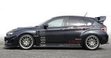 VARIS FRONT LIP SPOILER FOR OEM BUMPER FOR 2007-14 SUBARU WRX STI [GRB]