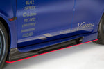 VARIS ARISING-II SIDE SKIRT + SIDE AIR SHROUD SET FOR 2015-17 SUBARU WRX STI [VAB]