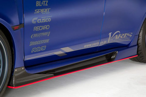 VARIS ARISING-II SIDE SKIRT + SIDE AIR SHROUD SET FOR 2015-17 SUBARU WRX STI [VAB]