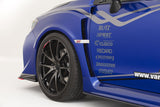 VARIS ARISING II FRONT WIDE FENDER SET (+8MM) FOR 2015-19 SUBARU WRX STI [VAB]