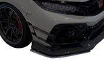 VARIS ARISING-II FRONT BUMPER LIP GUARDS FOR 2017-19 HONDA CIVIC TYPE R [FK8]