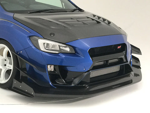 Varis Wide Body Circuit Ver. Front Bumper & Diffuser Set Subaru WRX | STI VAB 2015-2019