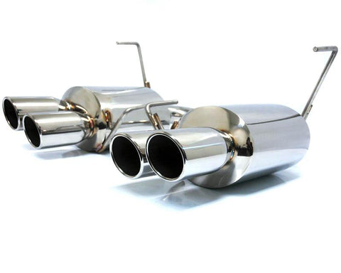 Agency Power Polished Quad Tip Catback Exhaust System | 2011-2021 Subaru STI / WRX Sedan