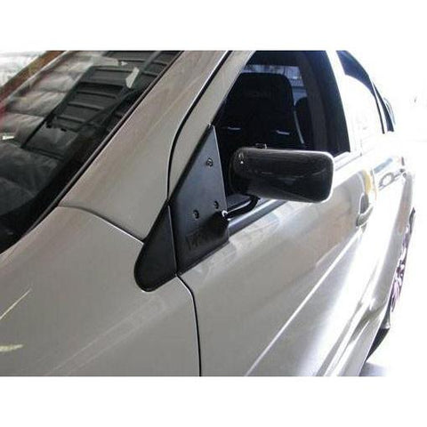 APR Carbon Fiber Mirrors Formula GT3 Black Base Mitsubishi EVO X 2008-2015