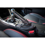 AutoStyled Black Leather E-Brake Boot w/ Red Stitching Subaru WRX/STI 2015+