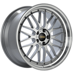 BBS LM Series 5x112 20" Diamond Silver Wheels