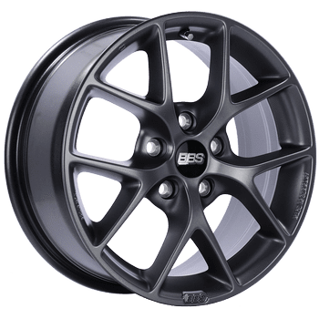 BBS SR Series 5x112 16x7.0" +48mm Offset Satin Grey Wheels