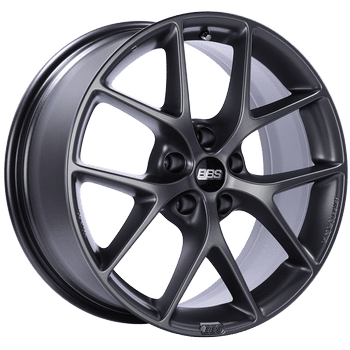 BBS SR Series 5x120 19x8.5" +32mm Offset Satin Grey Wheels
