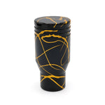 BLACK W/ GOLD SPLASH - NO ENGRAVING - AUDI/VW MANUAL FITMENT