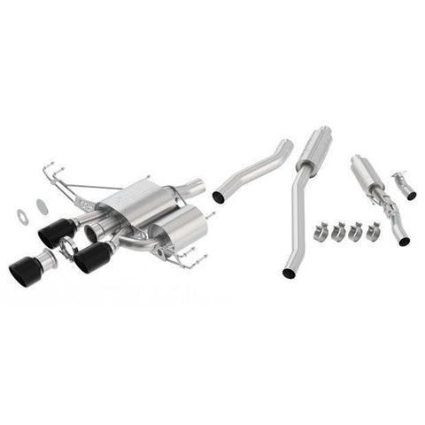 Borla ATAK Cat Back Exhaust w/ Ceramic Black Tips Honda Civic Type-R 2017-2019 (140738CB)