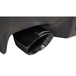 Corsa 08-14 Mitsubishi Lancer Evolution X Sedan 2.0L Black Sport Dual Rear Cat-Back Exhaust