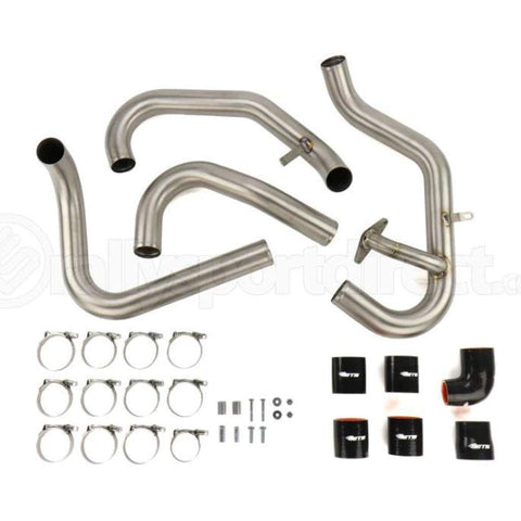 ETS 08-14 SUBARU STI INTERCOOLER PIPING - TITANIUM - BRUSHED FINISH