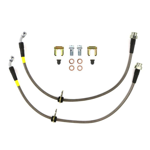 FactionFab Rear Stainless Steel Brake Lines | 2008-2018 Subaru WRX
