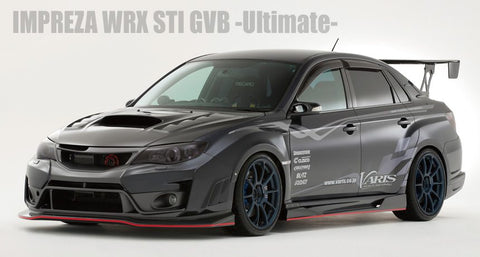 VARIS VER. 2 ULTIMATE FRONT BUMPER REPLACEMENT UNDER LIP (CARBON) FOR 2007-14 SUBARU WRX STI [GRB/GVB]