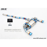 RES Valvetronic Catback Exhaust - EVO X