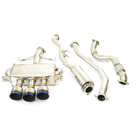 Invidia Q300 Triple Titanium Tip Cat Back Exhaust Honda Civic Type-R 2017-2019