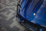 VR Aero Carbon Fiber Front Lip Spoiler Porsche Taycan Turbo | Turbo S