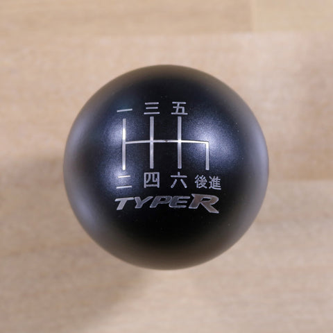 MATTE BLACK WEIGHTED - 6 SPEED TYPE R JAPANESE ENGRAVING - HONDA FITMENT