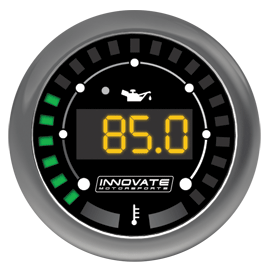 Innovate MTX Digital Oil Temperature & Pressure Gauge Kit Dual Function - Universal