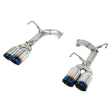 Remark Axle Back Exhaust w/ 4 Inch Double Wall Burnt Tips - Subaru WRX / STI 2015 - 2021